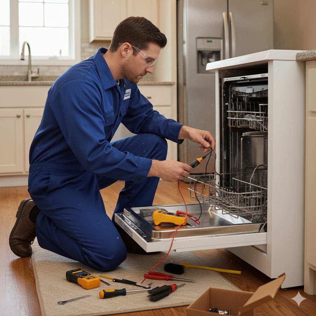 مركز صيانة غسالات الأطباق وايت ويل – دعم فني موثوق